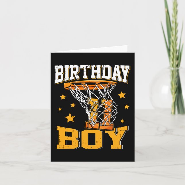 Tarjeta Basketbal de 11 años (Anverso)