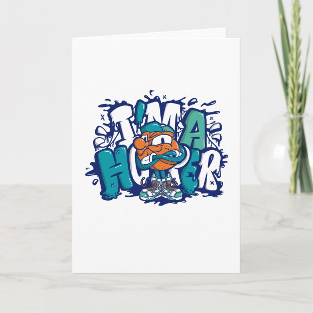 TARJETA BASKETBALL GRAFFITI (Anverso)