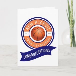Tarjeta Básquetbol felicitaciones Bebé Saludo