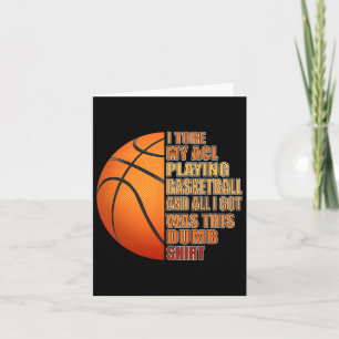 Tarjeta Básquetbol Knee Ligamento Diversión de lesión