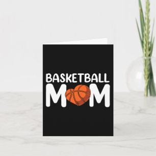 Tarjeta Básquetbol mamá entrenador jugador partido equipo