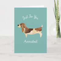 Basset Hound Personalizado Super Adorable
