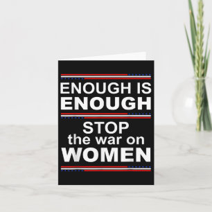 Tarjeta Basta De Detener La Guerra Contra Las Mujeres