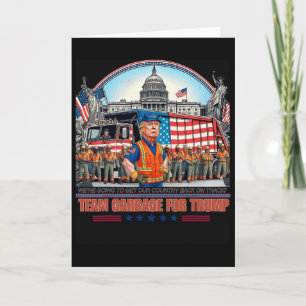 Tarjeta Basura para el equipo de Trump Agarrar voto Trump 