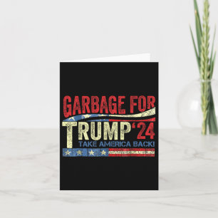 Tarjeta Basura para el gracioso partidario de Trump 2024