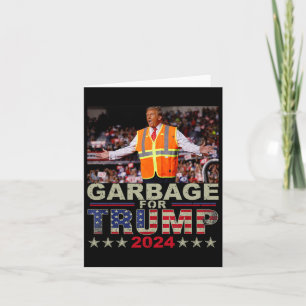Tarjeta Basura para Trump 2024 Tees - Desi, partidario de 