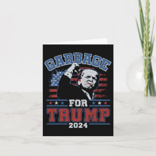 Tarjeta Basura Para Trump Hace Que La Basura Estadounidens