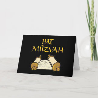 Tarjeta Bat Mitzvah