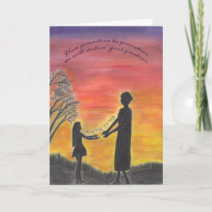 Tarjeta Bat Mitzvah