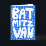 Tarjeta BAT MITZVAH Patrón personalizable de la Estrella d<br><div class="desc">Texto dibujado a mano y patrón de estrella para ti. Agrega tu propio texto dentro de la tarjeta. Para más diseños y colores, ¡consulta mi tienda! O házmelo saber si deseas algo personalizado. ¡También tengo papel de regalo a juego y, por supuesto, versiones de Bar y Bat Mitzvah! ¡Pregúntame si...</div>
