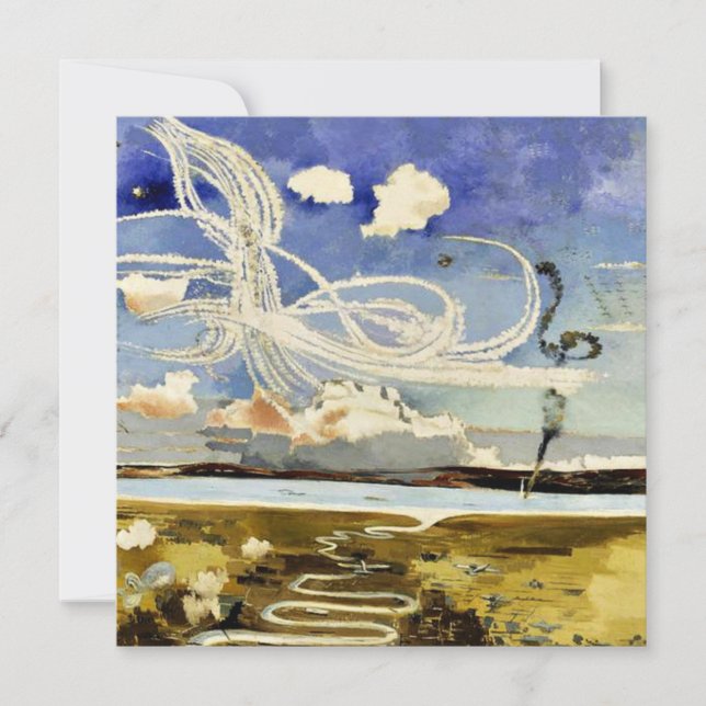 Tarjeta Batalla de Gran Bretaña, pintura de arte fino de P (Anverso)