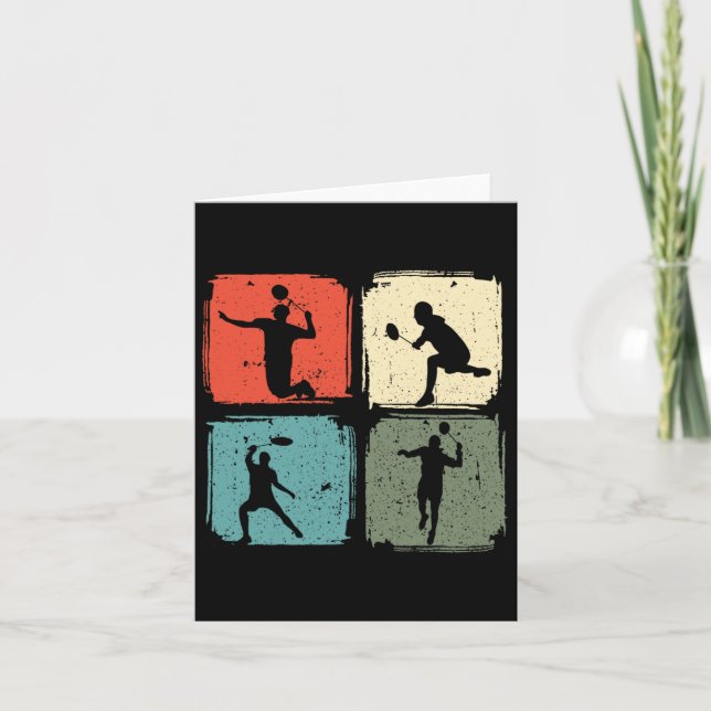 Tarjeta Batalla del jugador de la serie Badminton (Anverso)