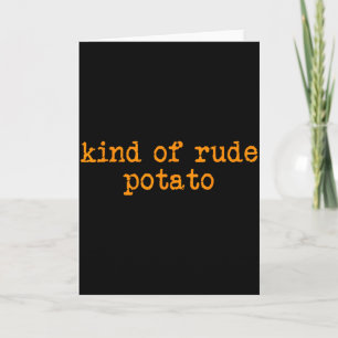 Tarjeta Batata Dulce Y Tipo De Papa Grosera _1