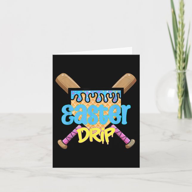 Tarjeta Bate Bat Bat Ice Cream Drin Happ (Anverso)