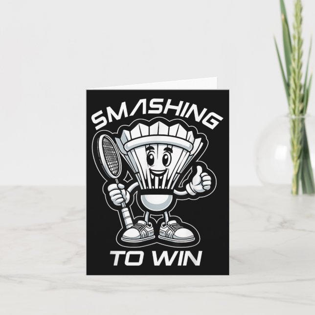 Tarjeta Batería De Personalizado Badminton For ever Y Grap (Anverso)