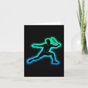 Tarjeta Baterías de los jugadores de Badminton Hombres Niñ