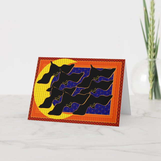 Tarjeta ¡Bates voladores bajos! (Anverso)