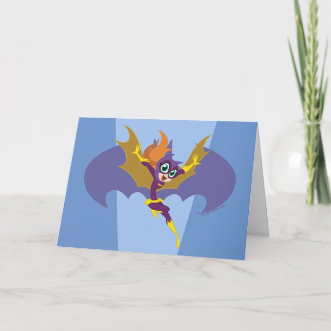 Tarjeta Batgirl de Super Hero del DC (Anverso)