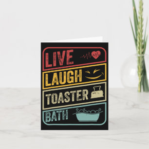 Tarjeta Bath Skeleton divertido Hallo de Retro Llorar en v