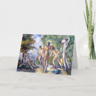 Tarjeta Bathers Fine Art Greetings Card