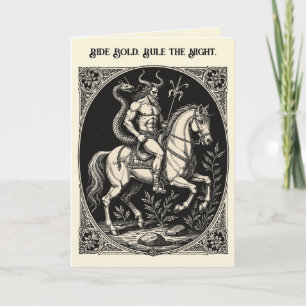 Tarjeta Bathin Guardián Cornudo de la Noche