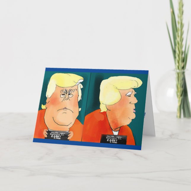 Tarjeta Batido cumpleaños contra Donald Trump (Anverso)