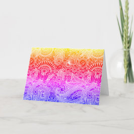 Tarjeta Batik Motif