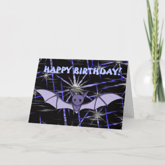 Tarjeta Batito de anime lindo Koumori cumpleaños (cielo no