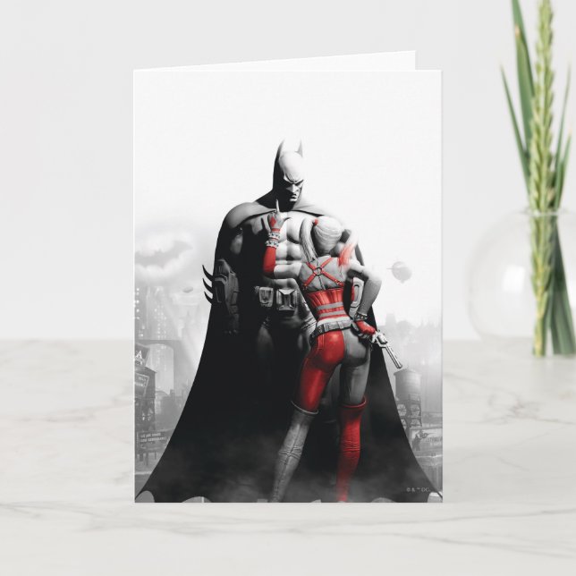Tarjeta Batman & Harley (Anverso)