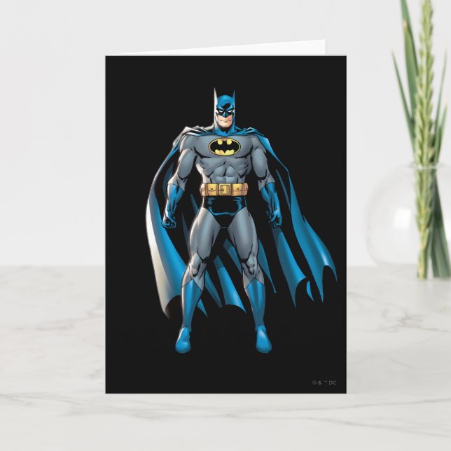 Tarjeta Batman Stands Up (Anverso)