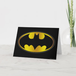 Tarjeta Batman Symbol | Oval Gradient Logo