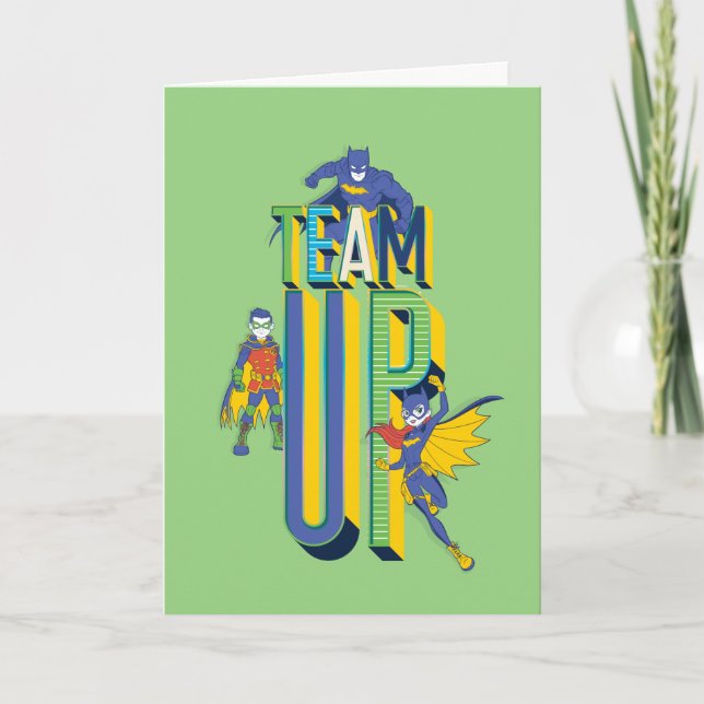 Tarjeta Batman | Team Up (Anverso)