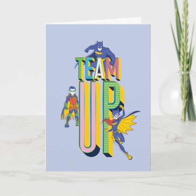 Tarjeta Batman | Team Up (Anverso)