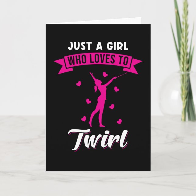 Tarjeta Baton Twirling Spruch Sport Twirl (Anverso)