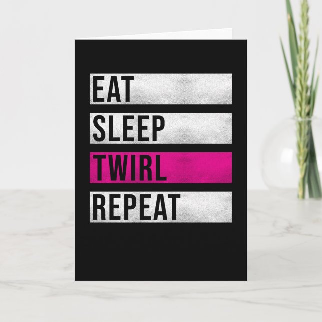 Tarjeta Baton Twirling Spruch Sport Twirl (Anverso)