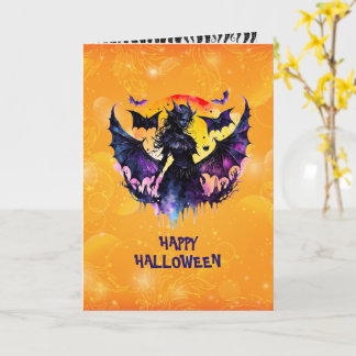Tarjeta Batwoman Halloween