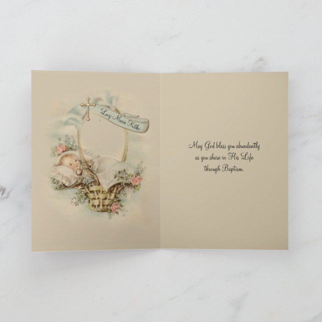 Tarjeta bautismal de Kitko (Interior)