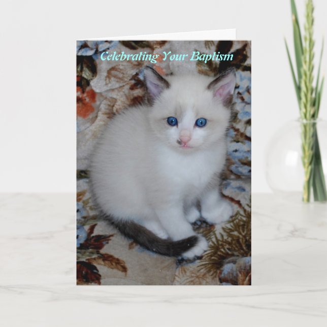 Tarjeta bautismo (Anverso)