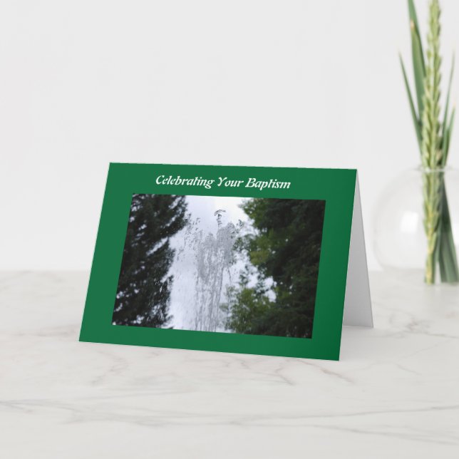 Tarjeta bautismo (Anverso)