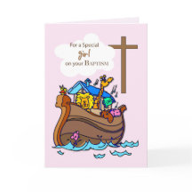 Bautismo arca del chica Noé, animales aburridos