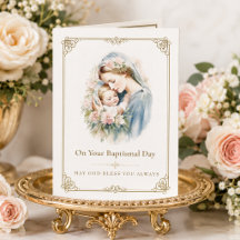 Bautismo Católico Tradicional Virgen María Bendita