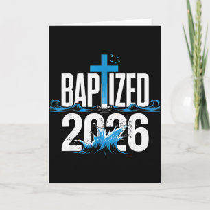 Tarjeta Bautizado 2026 