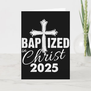 Tarjeta Bautizado en Cristo 2025 - Salvación de la Cruz Cr