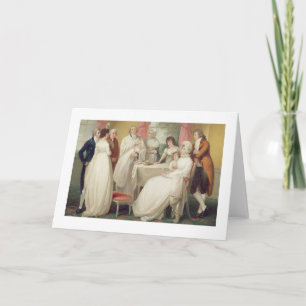 Tarjeta Bautizo del heredero, (aceite en lona) SE c.1799