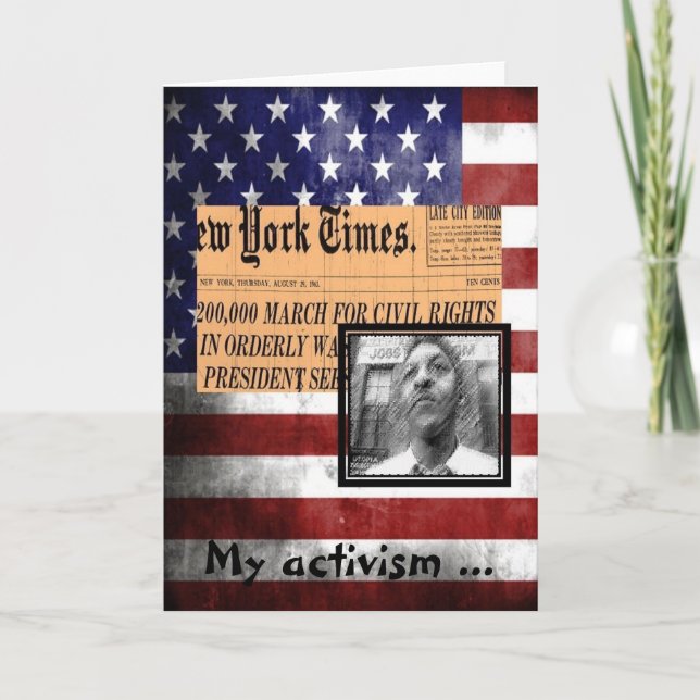 Tarjeta Bayard Rustin (Anverso)