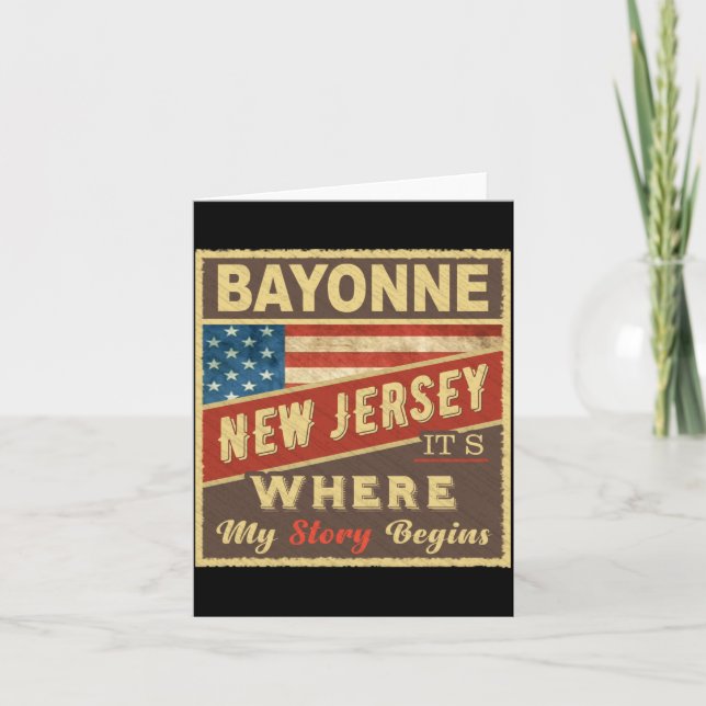 Tarjeta Bayonne Nj Its Where My Story Begins _1  (Anverso)