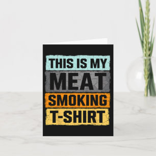 Tarjeta Bbq Fumador Esta Es Mi Fuma De Carne