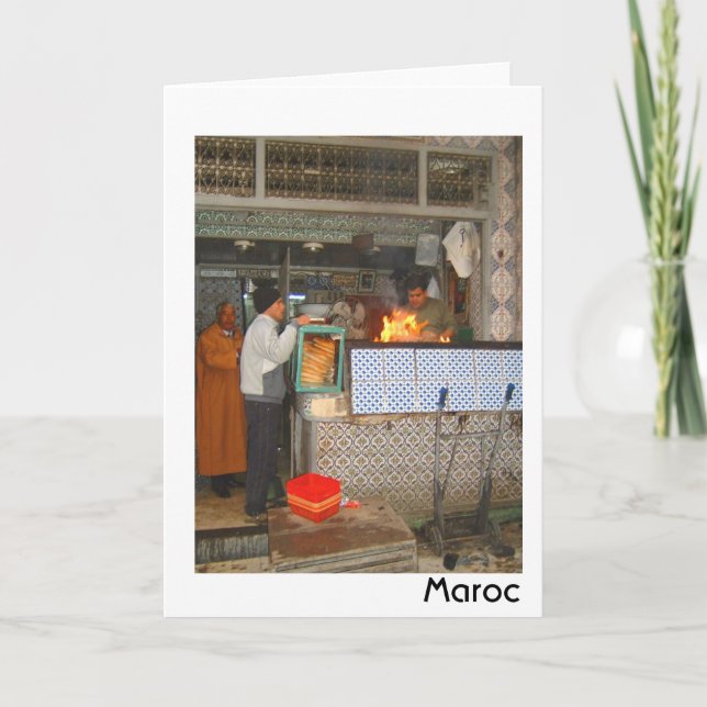 Tarjeta BBQ marroquí (Anverso)