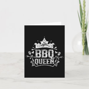 Tarjeta Bbq Queen Byrbecue Meat Grill Grill Bbq