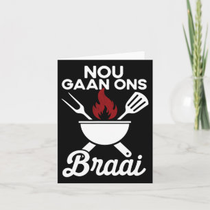 Tarjeta Bbq sudafricano Nou Gaan en Sudáfrica